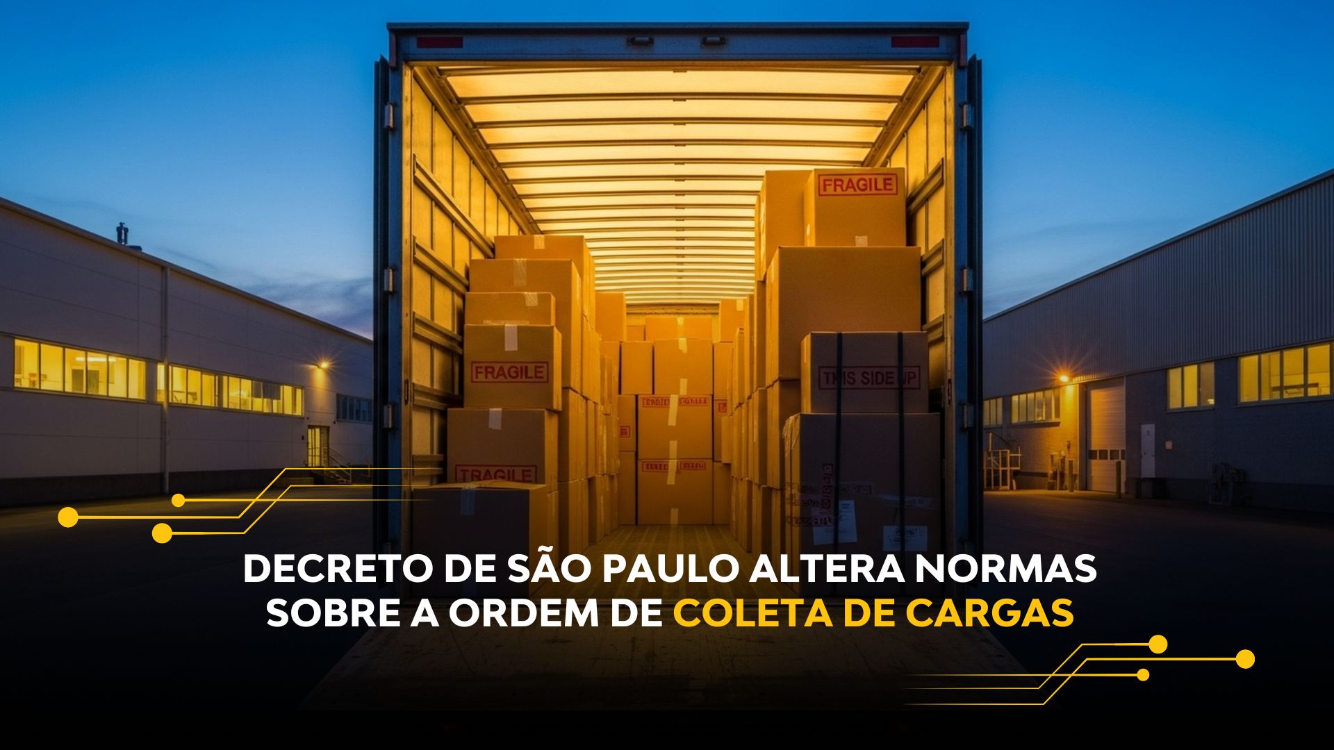 DECRETO DE SÃO PAULO ALTERA NORMAS SOBRE A ORDEM DE COLETA DE CARGAS