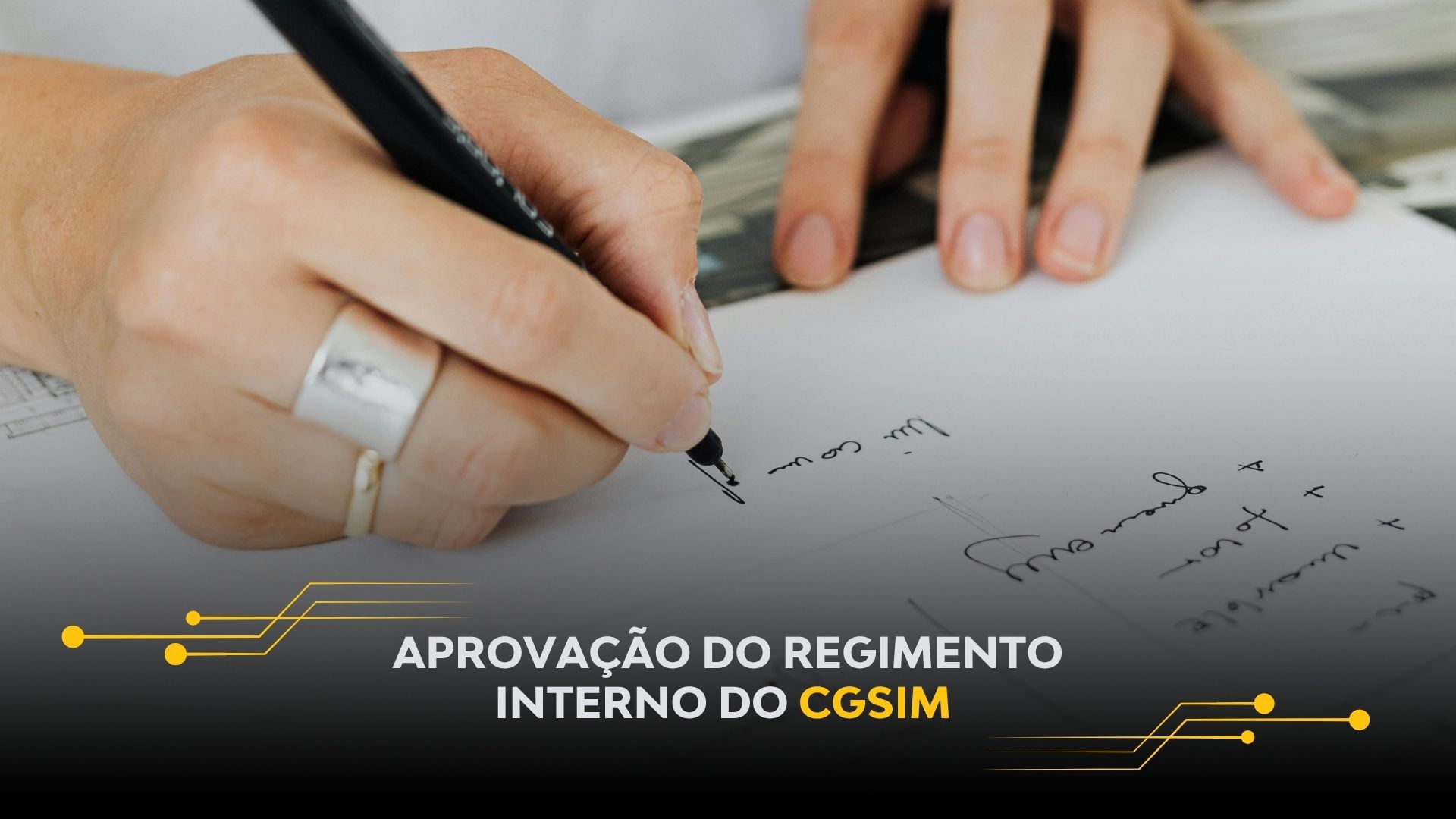 APROVAÇÃO DO REGIMENTO INTERNO DO CGSIM